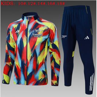 Chándal Arsenal 2025/26(Yellow with red Long zipper ) - NIÑOS